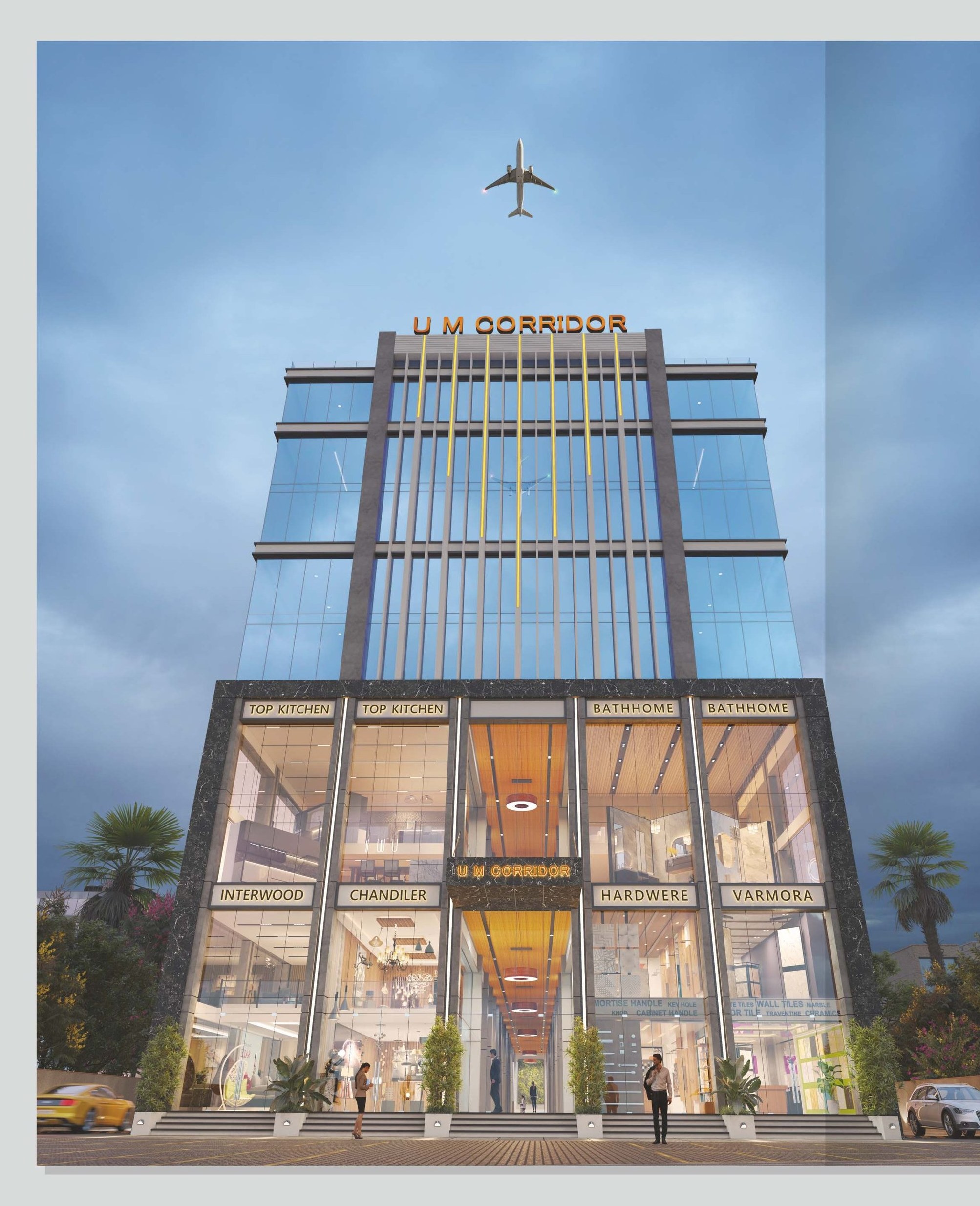 U M Corridor — Showrooms & offices · Udhna–Magdalla Road, Surat