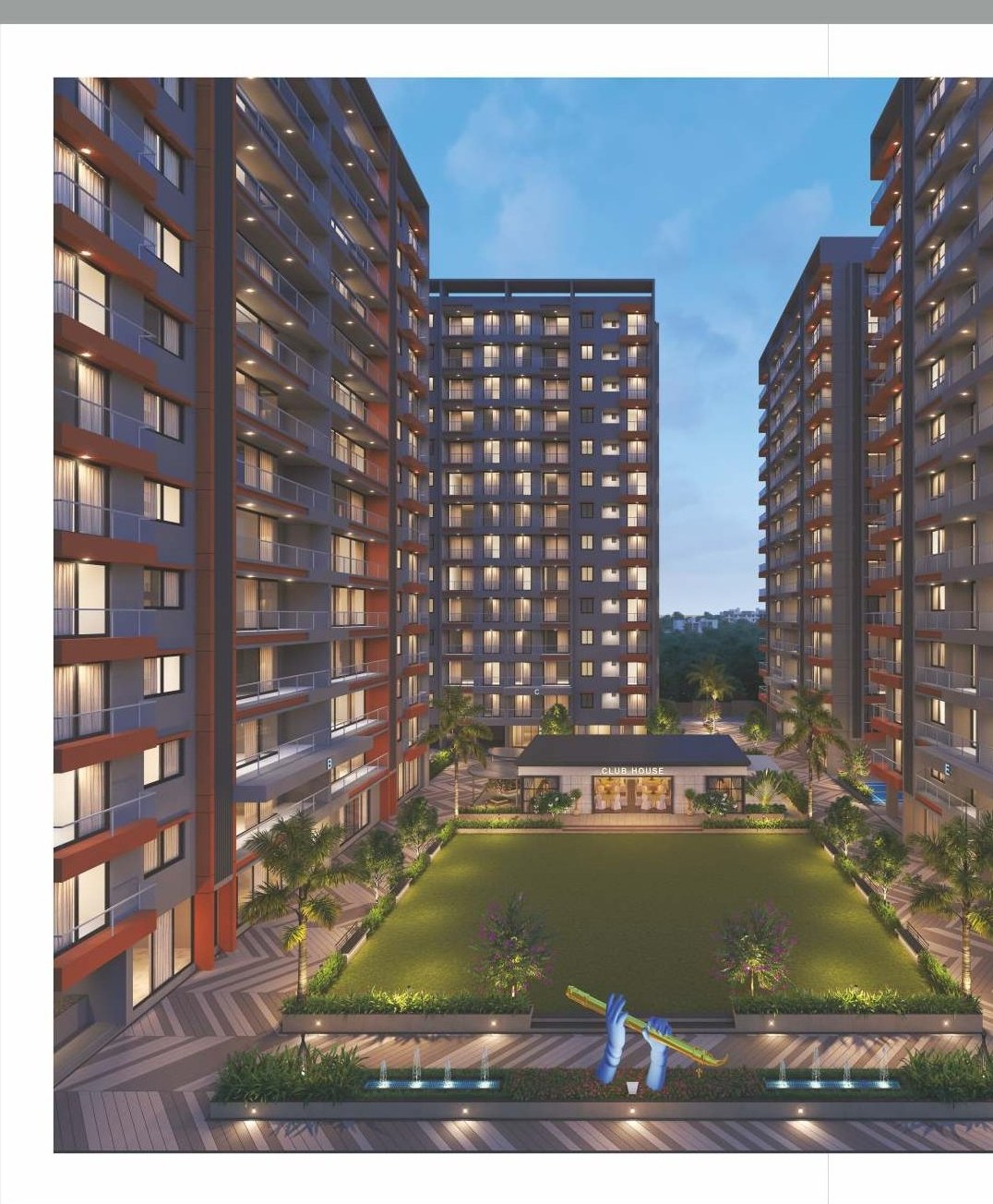 Shree Krishna Stellar — 3 & 4 BHK residences · Godadara, Surat